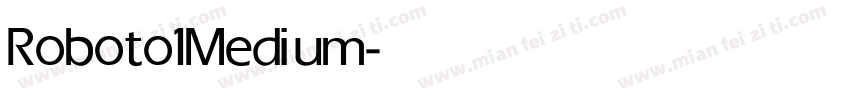 Roboto1 Medium字体转换